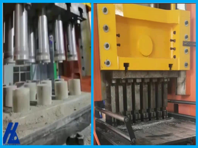 山西煤矸石成型使用華隆伺服螺旋壓力機(jī)，變廢為寶